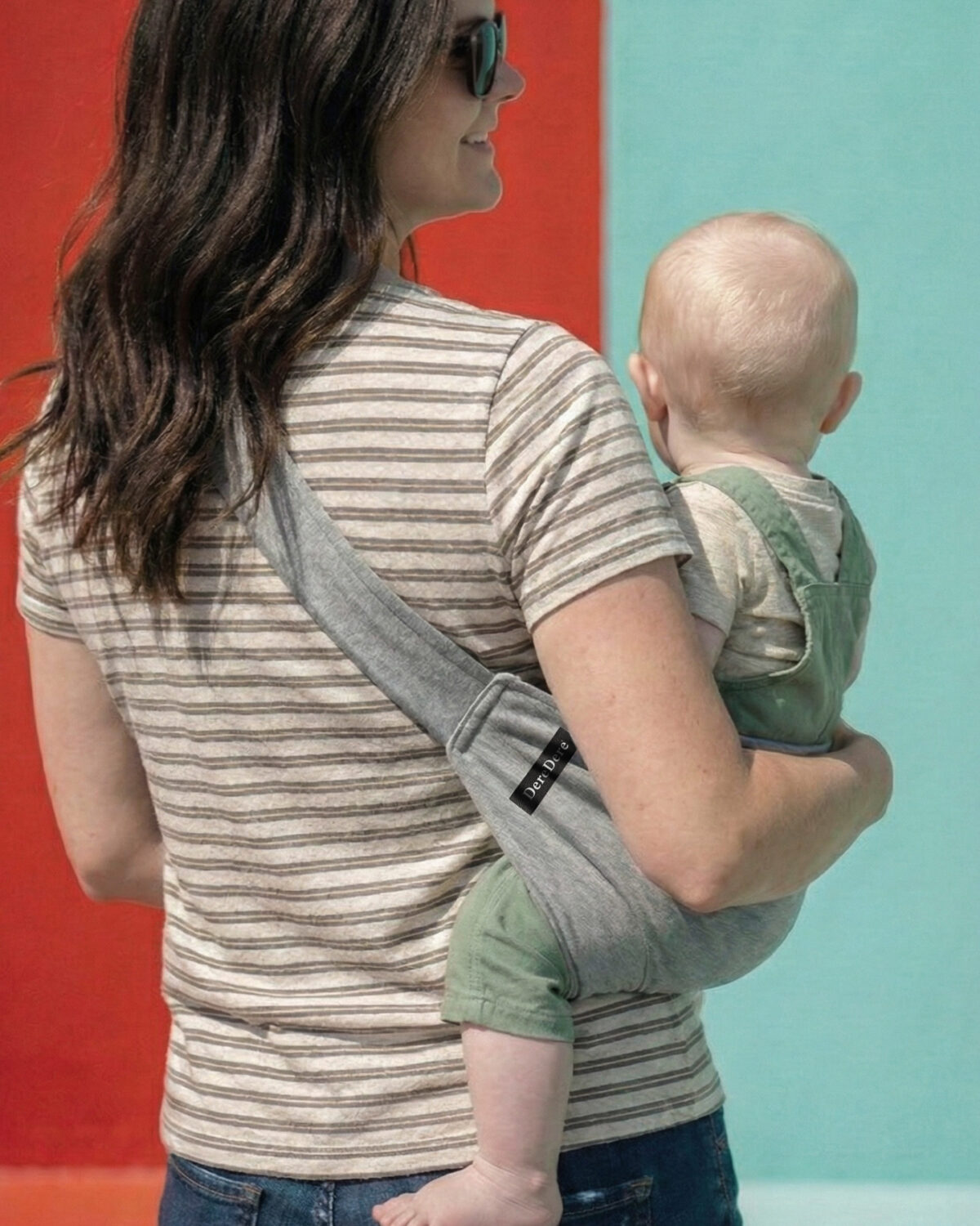 Nosidełko dla dziecka Szare - obrazek 5