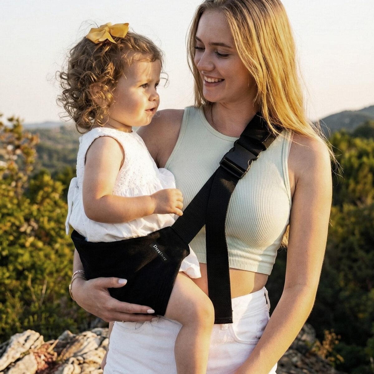 Nosidełko dla dziecka Czarne - obrazek 1