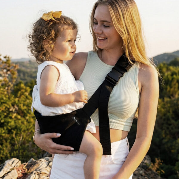 Nosidełko dla dziecka Czarne