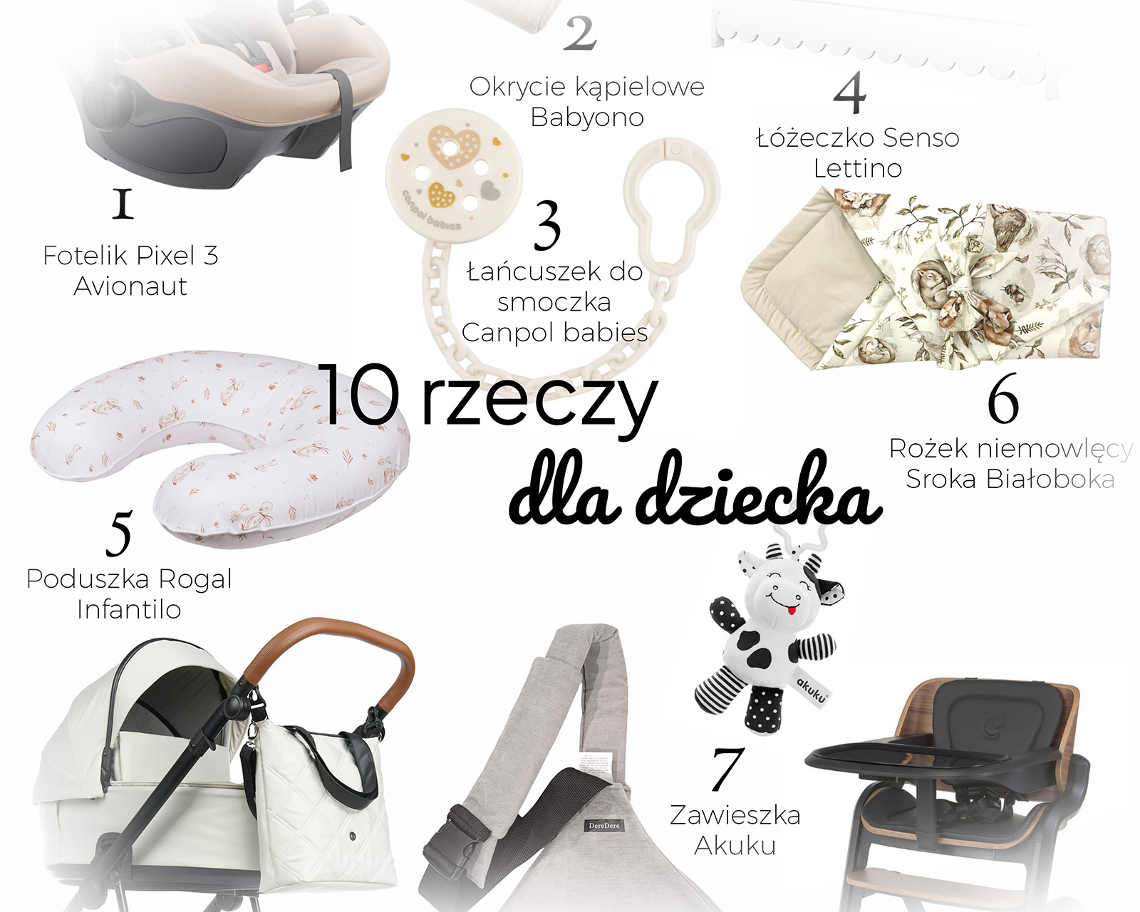 Lista 10 rzeczy dla dziecka